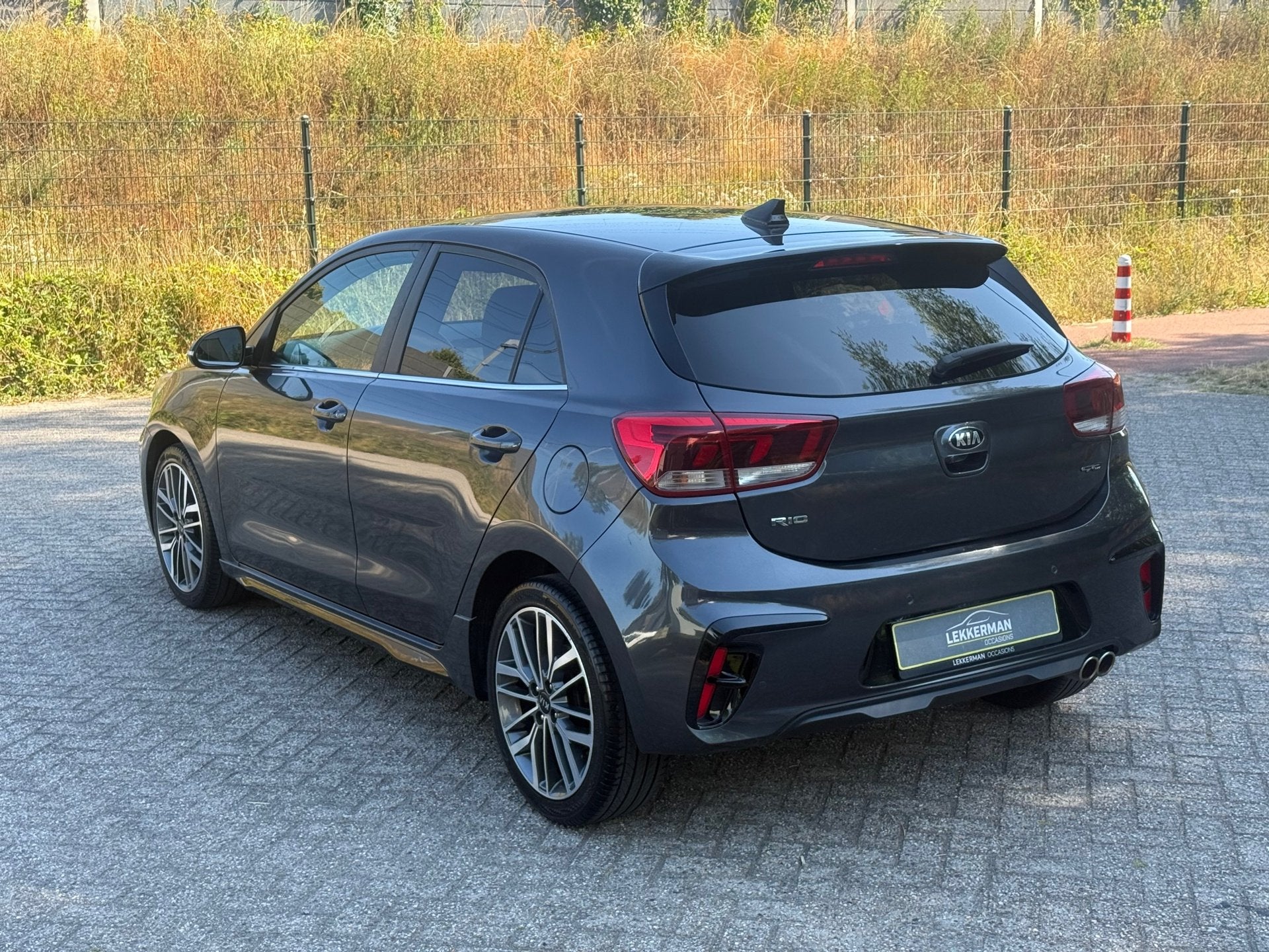 Kia Rio 1.0 TGDI GT-Line CAMERA I 120PK I KEYLESS I PDC I ST, Auto's, Kia, Voorwielaandrijving, Gebruikt, Zwart, Automatische klimaatregeling