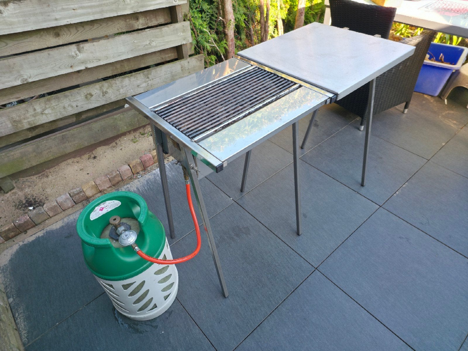 Boudrie RVS kwaliteits slagers gas-barbeque, complete bbq, Ophalen of Verzenden
