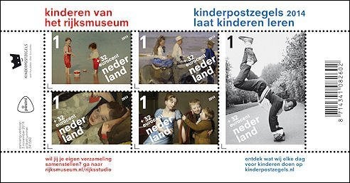 Nederland NVPH nr 3235 postfris Kinderpostzegels 2014, Postzegels en Munten, Postzegels | Nederland, Ophalen of Verzenden, Na 1940