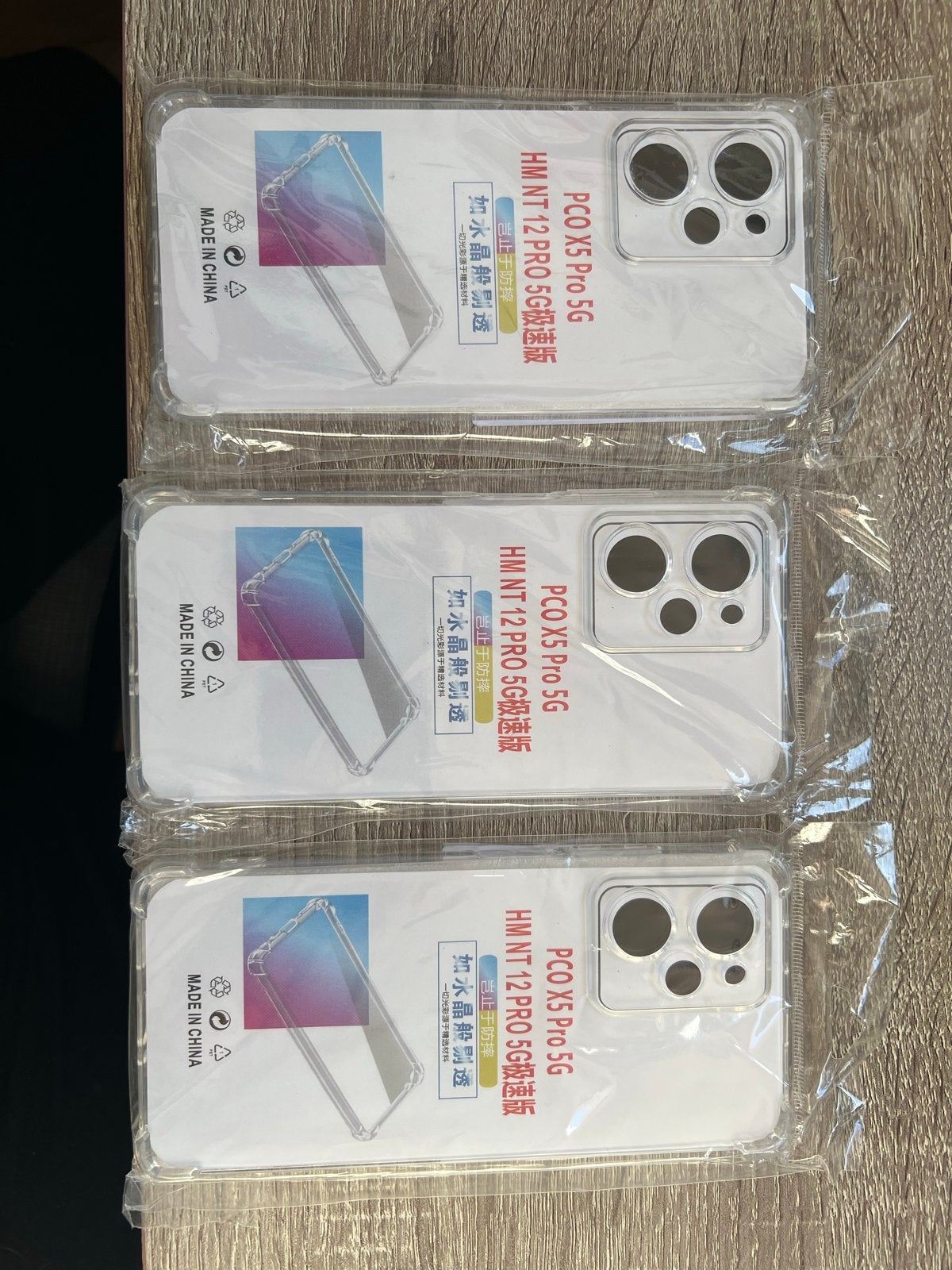 3x Transparante Hoesjes voor Poco X5 Pro 5G, Ophalen of Verzenden, Nieuw, Hoesje of Tasje