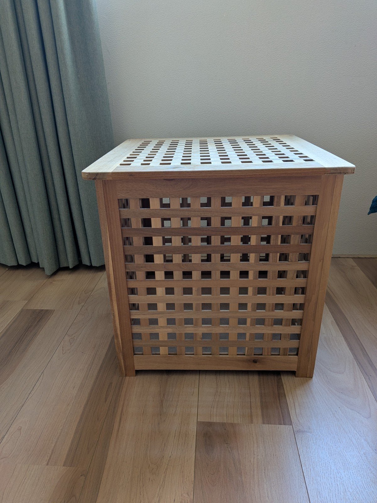 Houten wasmand/opbergtafrl Ikea HOL, Ophalen, Hout, Gebruikt, Landelijk