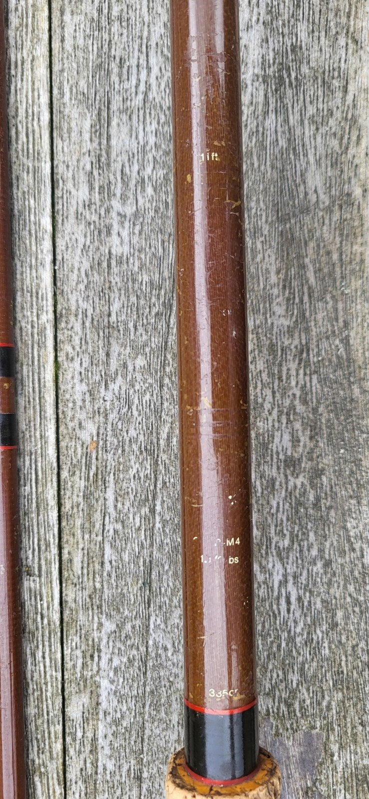 Klassieke Karperhengel 3.30m M4 uit de jaren '80, Ophalen, Werphengel