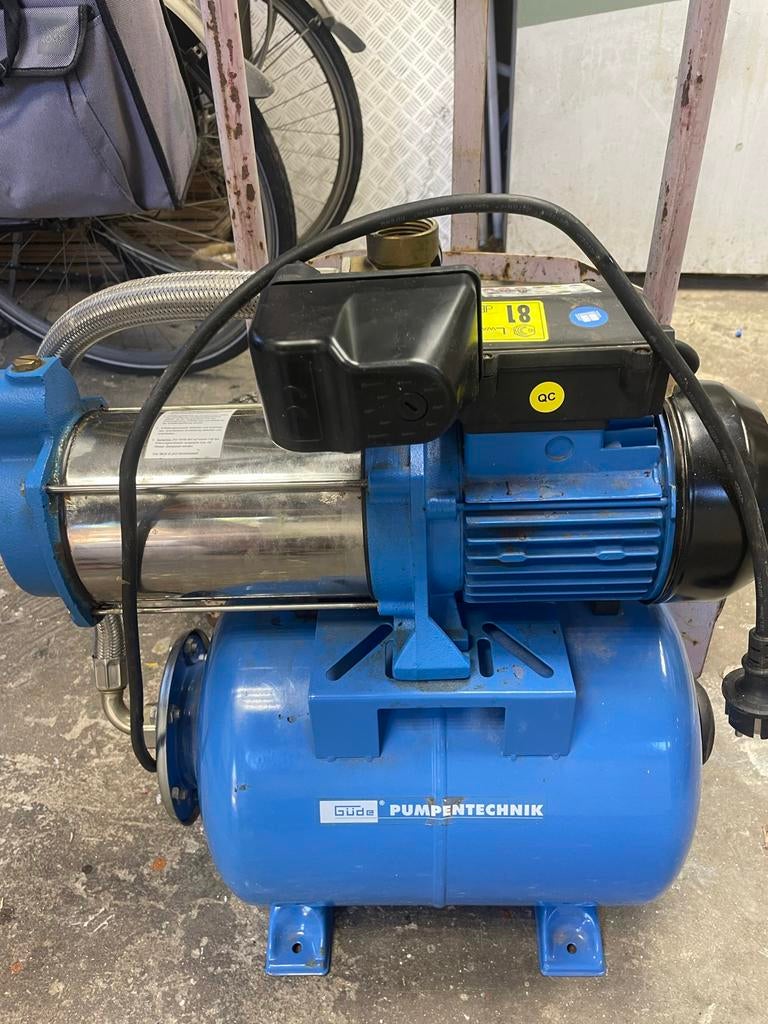 Hydrofoor met defecte drukschakelaar - Güde Pumpentechnik, Ophalen of Verzenden, Gebruikt, Elektrisch, Hydrofoorpomp
