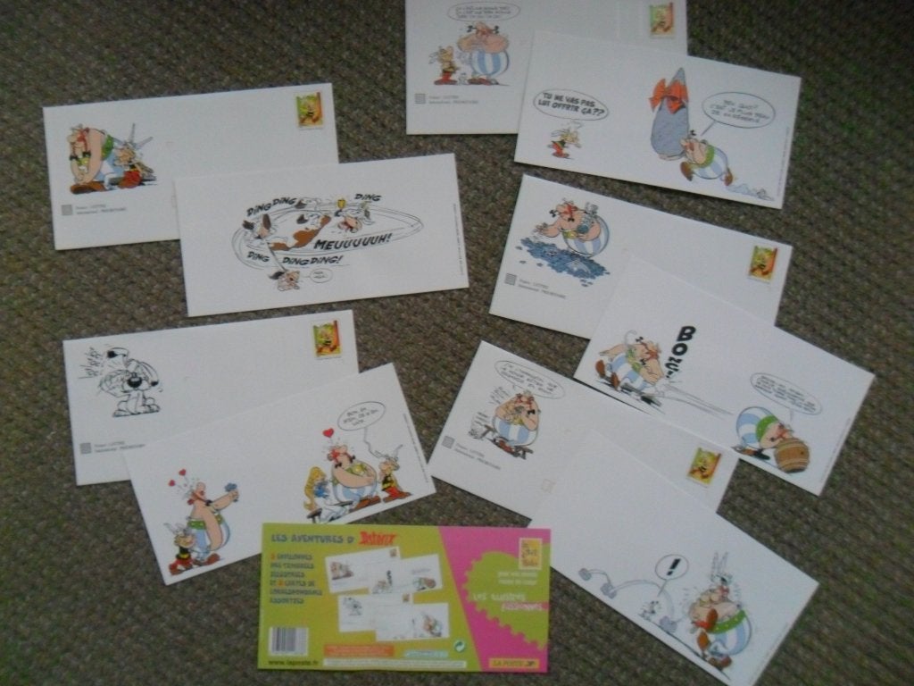 Asterix: filmposter - prent - kaarten La Poste- draagtas, Meerdere comics, Ophalen of Verzenden, Nieuw, Europa