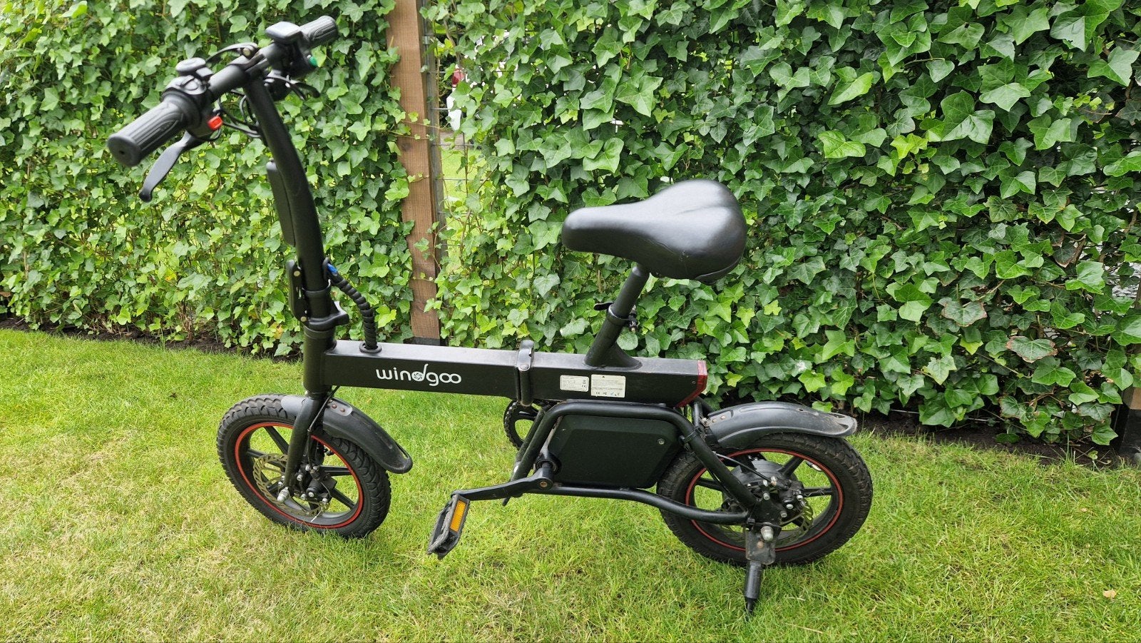 Windgoo B20 opvouwbare elektrische fiets, Gebruikt, Minder dan 47 cm, 30 tot 50 km per accu, Ophalen