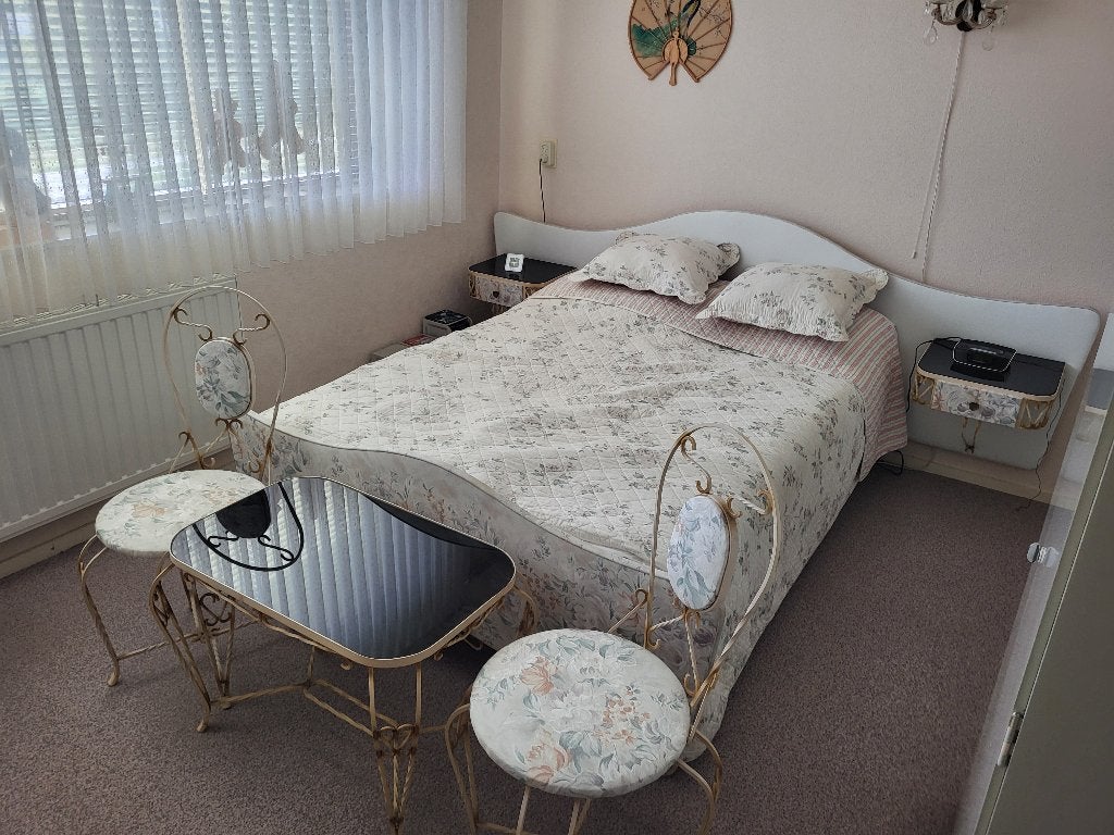 Klassieke vintage slaapkamerset, Ophalen, Gebruikt, Tweepersoons, Hollywood regency / barok