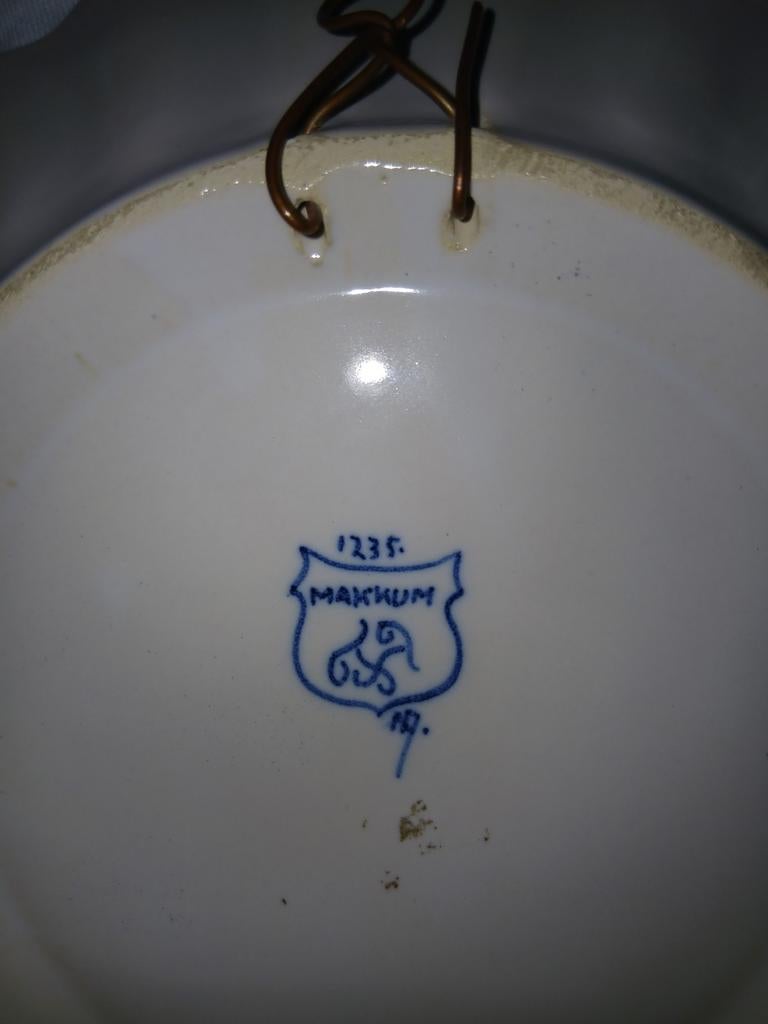 2 Makkum porseleinen borden, blauw-wit, 19 cm, Antiek en Kunst, Ophalen of Verzenden