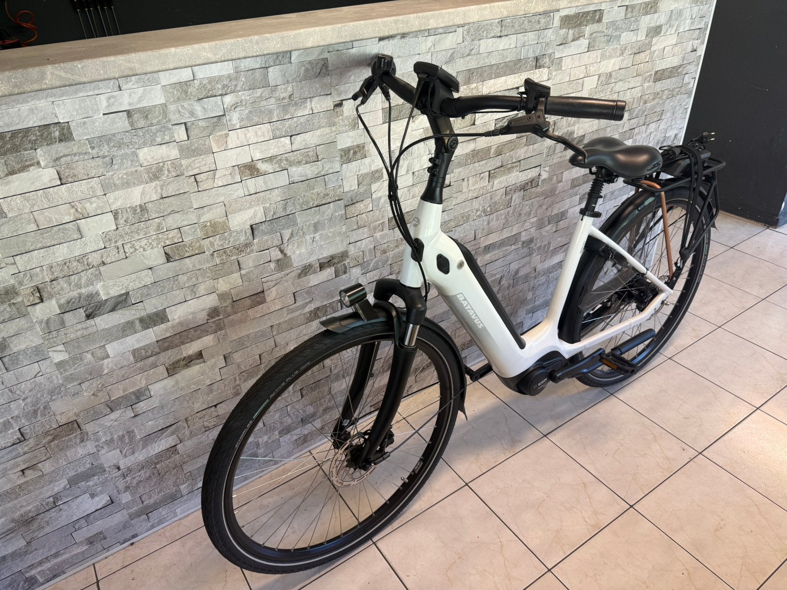 E-Bike Batavus Finez TOTAAL 4000km. Bosch Active Line., Ophalen, Batavus, Zo goed als nieuw, 47 tot 51 cm