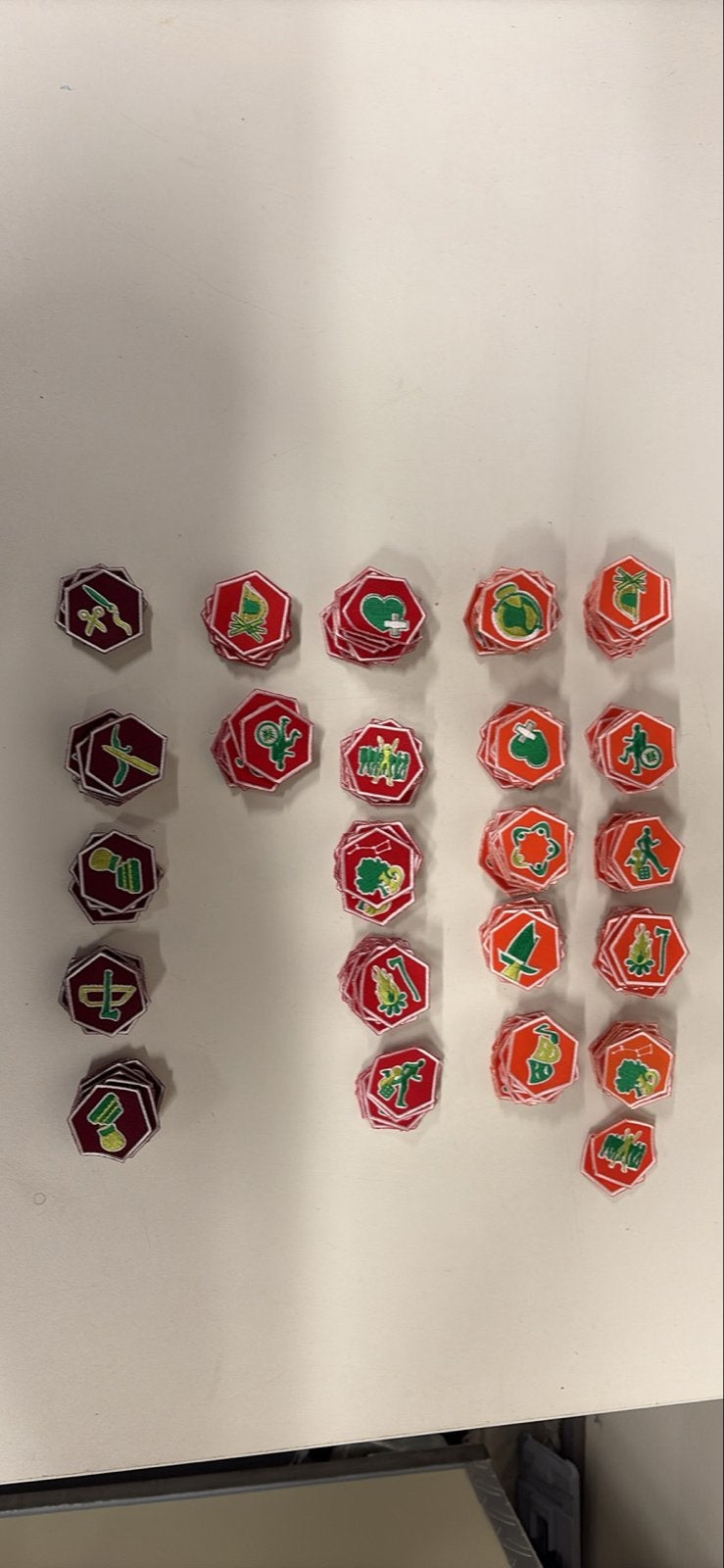 Verzameling van diverse scouting insignes/badges, Verzenden, Gebruikt