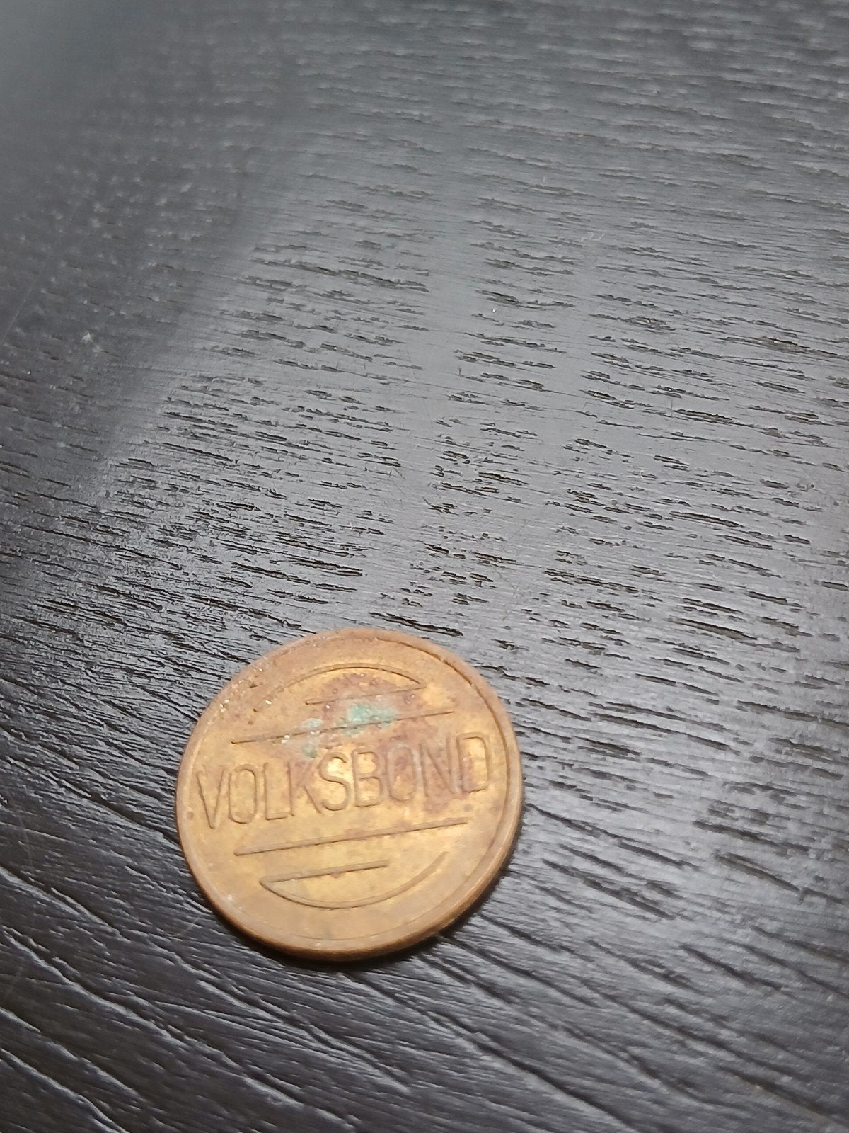 Oude Volksbond Penning/Munt - Verzamelobject, Postzegels en Munten, Penningen en Medailles, Ophalen of Verzenden, Overige materialen