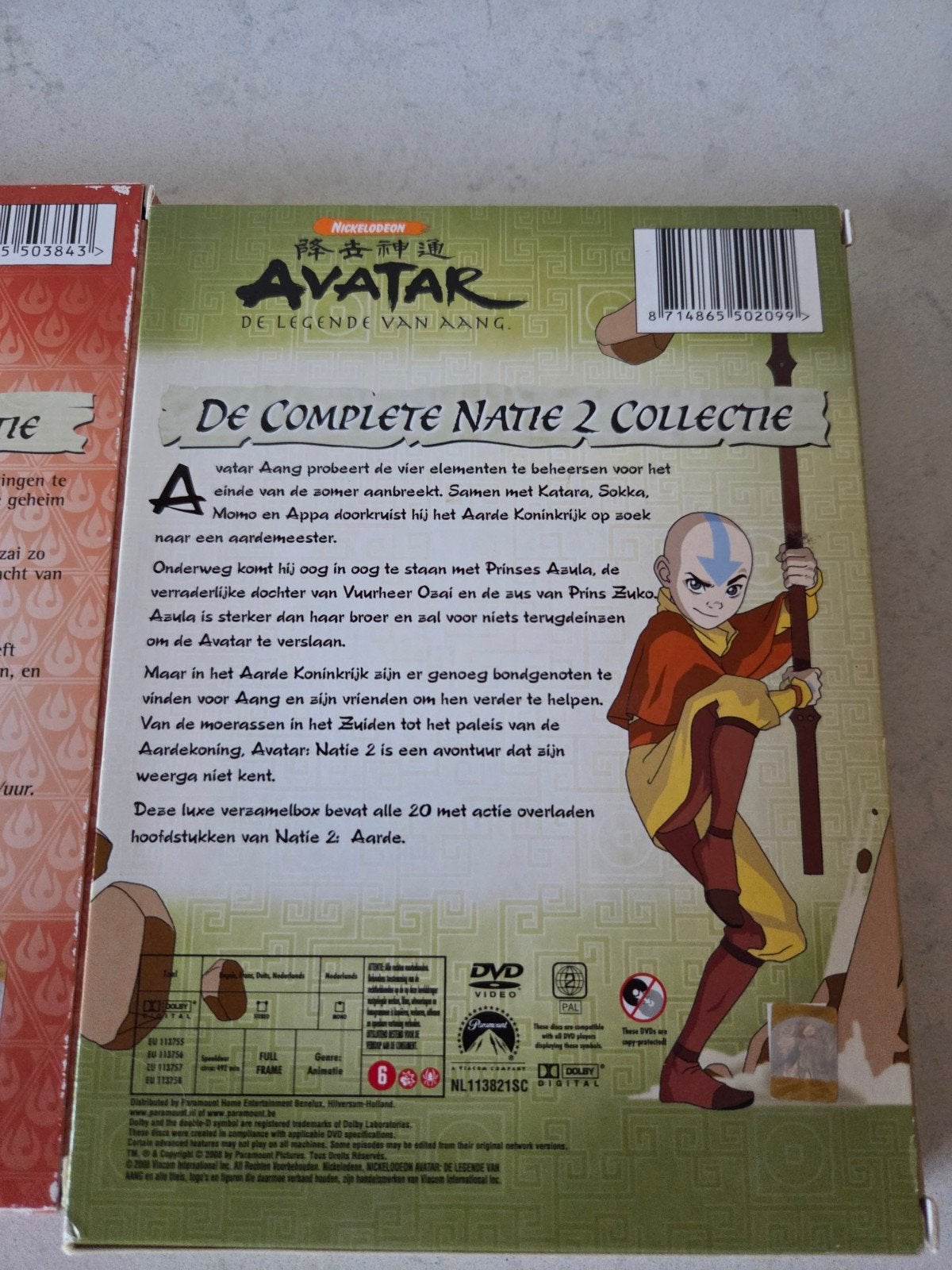 Avatar - Legende van Aang - Complete natie 2 + 3 collectie, Alle leeftijden, Ophalen of Verzenden, Zo goed als nieuw, Amerikaans