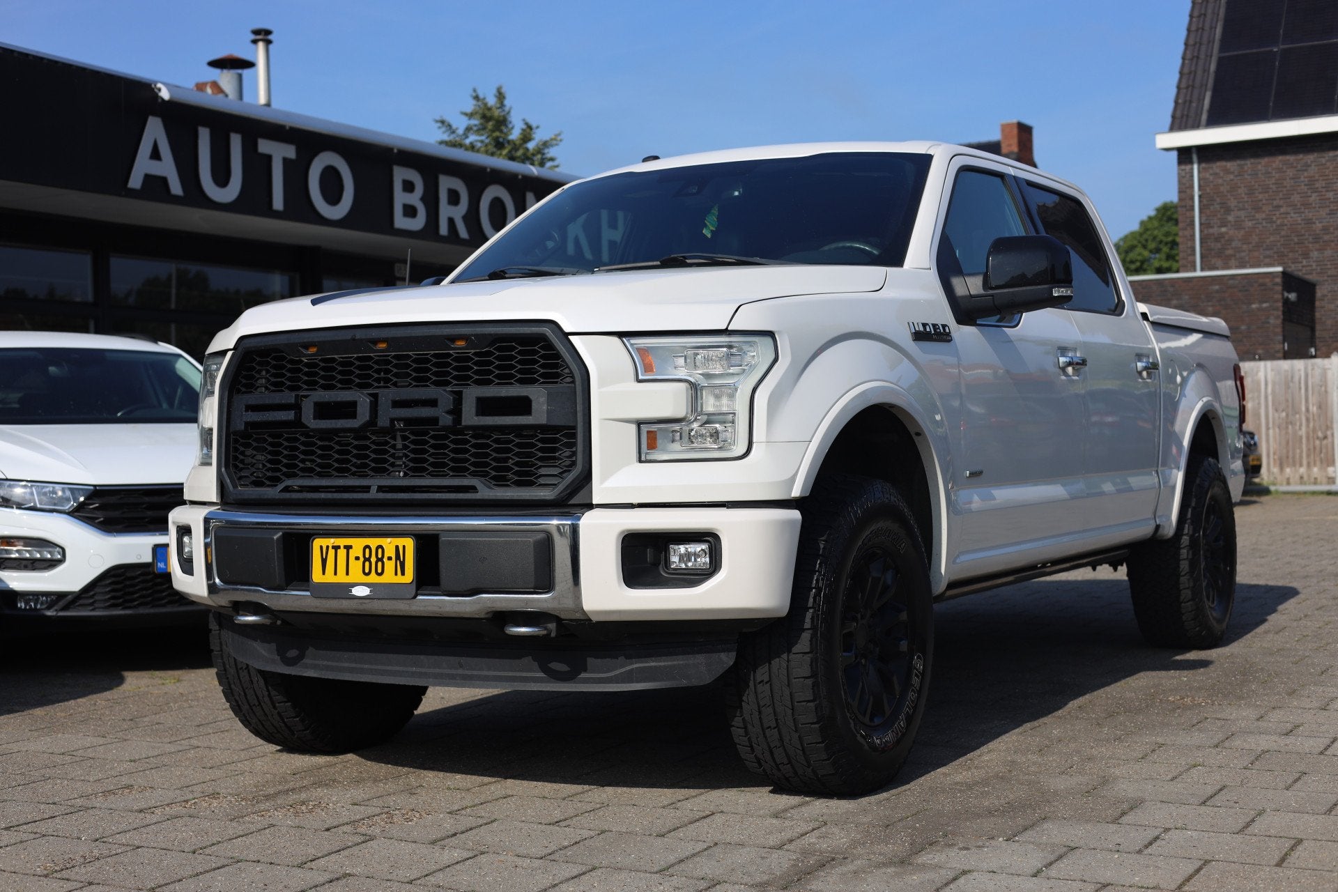 Ford USA F-150 3.5 V6 PLATINUM I PANO I CAMERA I TREKHAAK, Gebruikt, Automatische klimaatregeling, F-150, Wit