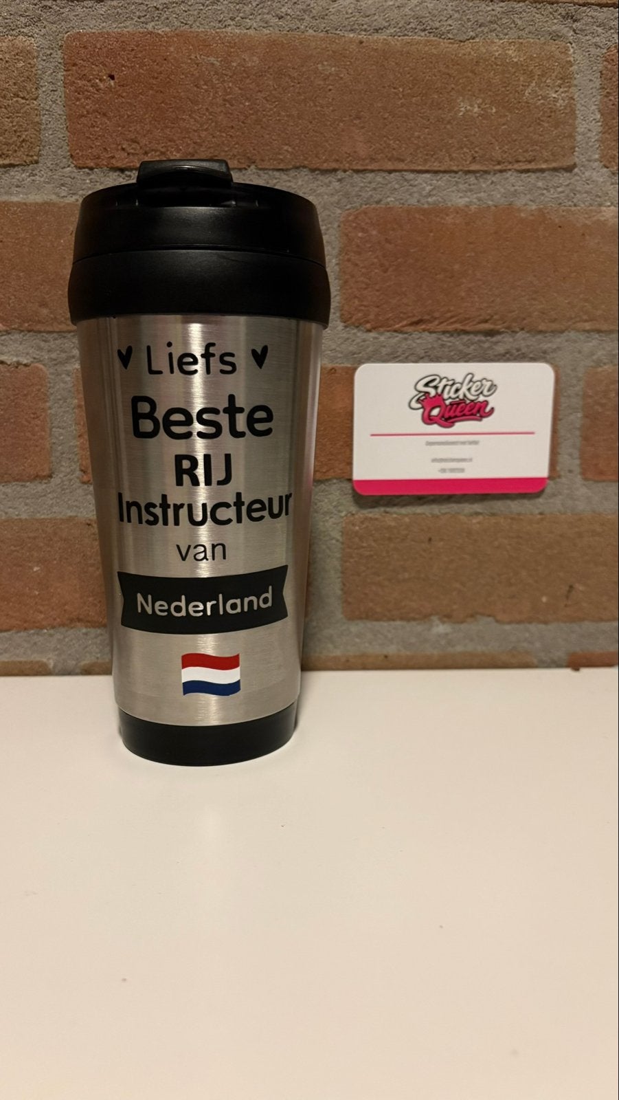 To go beker, gepersonaliseerd!, Ophalen of Verzenden, Nieuw