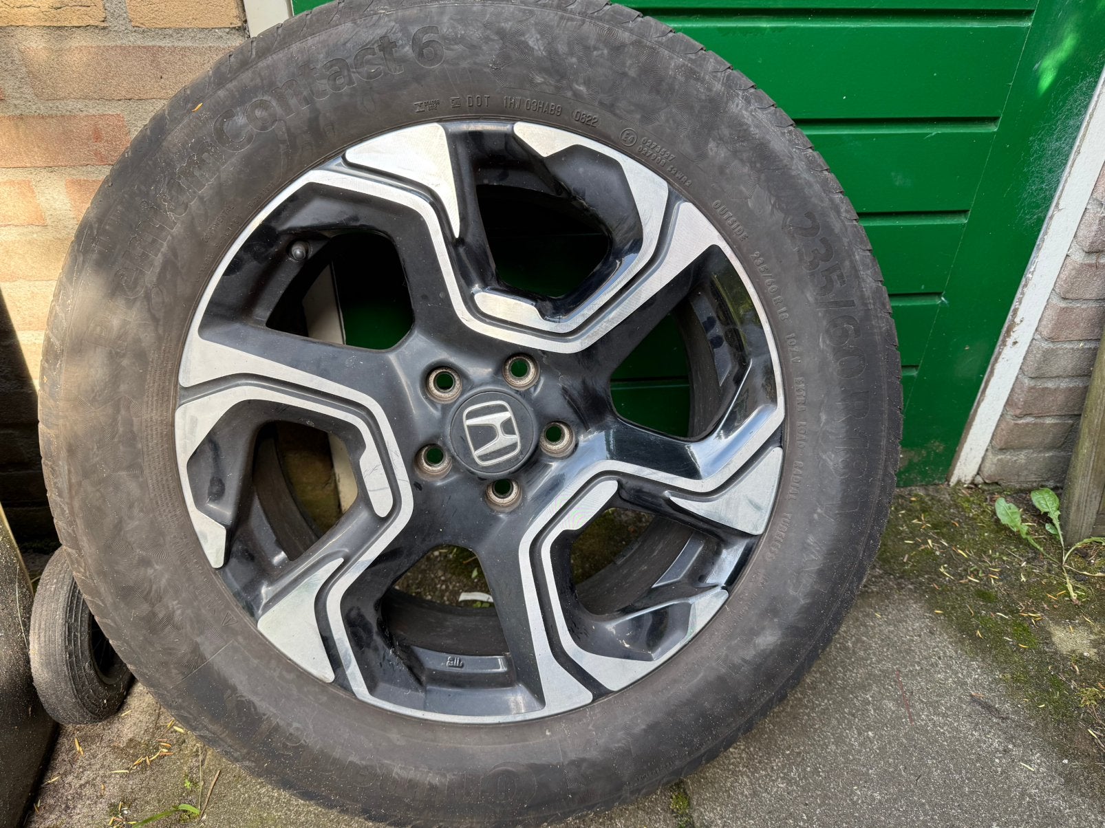 Honda CR-V 18 inch velgen met  zomerbanden 235/60 R18, Ophalen, 18 inch, Gebruikt, 235 mm