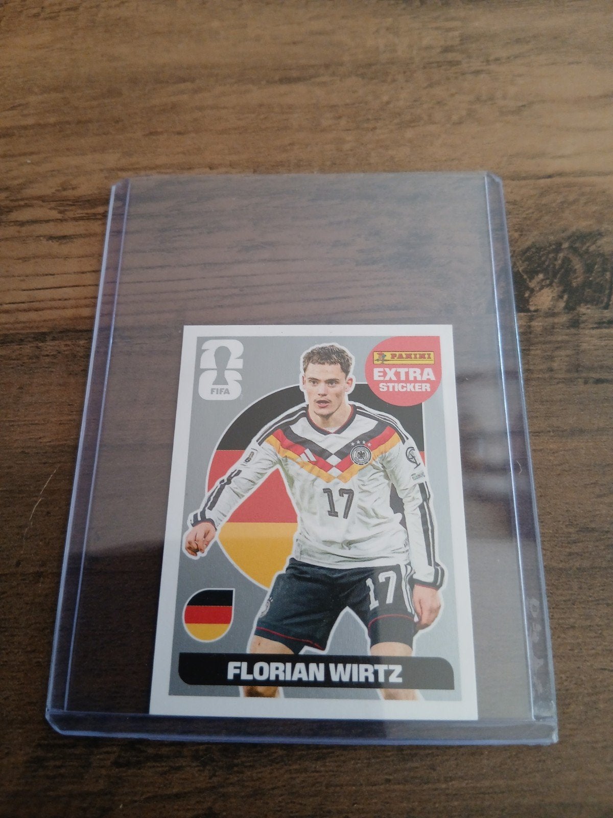 Panini wk 2026 Florian Wirtz, Ophalen of Verzenden, Zo goed als nieuw, Plaatje