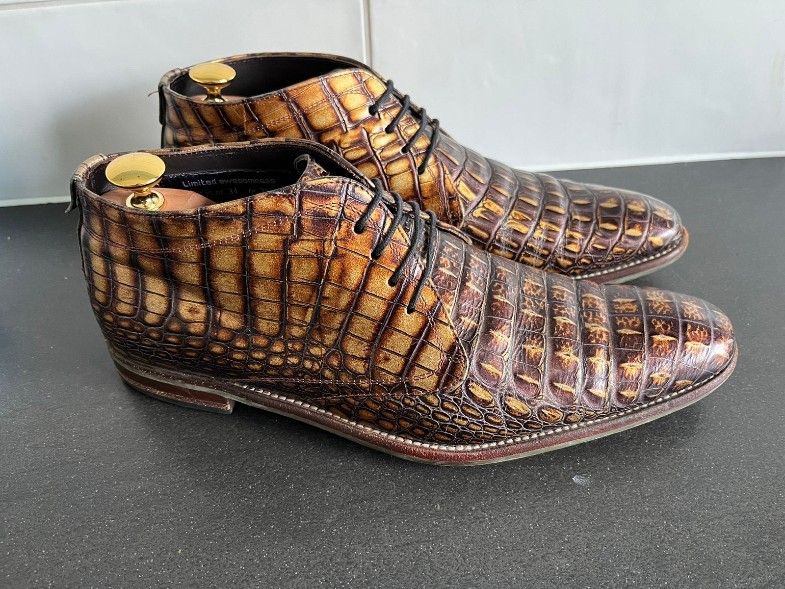 Floris van Bommel herenschoenen maat 8 / 42 limited edition, Kleding | Heren, Floris van Bommel, Overige kleuren, Floris van Bommel