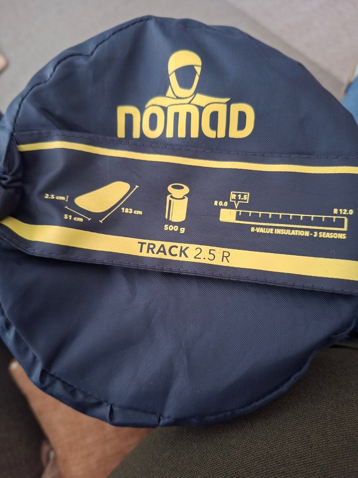 2X Nomad Track 2.5 R Slaapmat - Lichtgewicht en Comfortabel, Ophalen, Nieuw