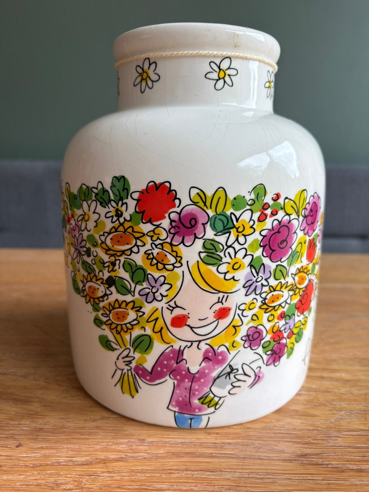 Prachtige vaas van Blond Amsterdam, Ophalen, Overige kleuren, Aardewerk of Porselein, Zo goed als nieuw