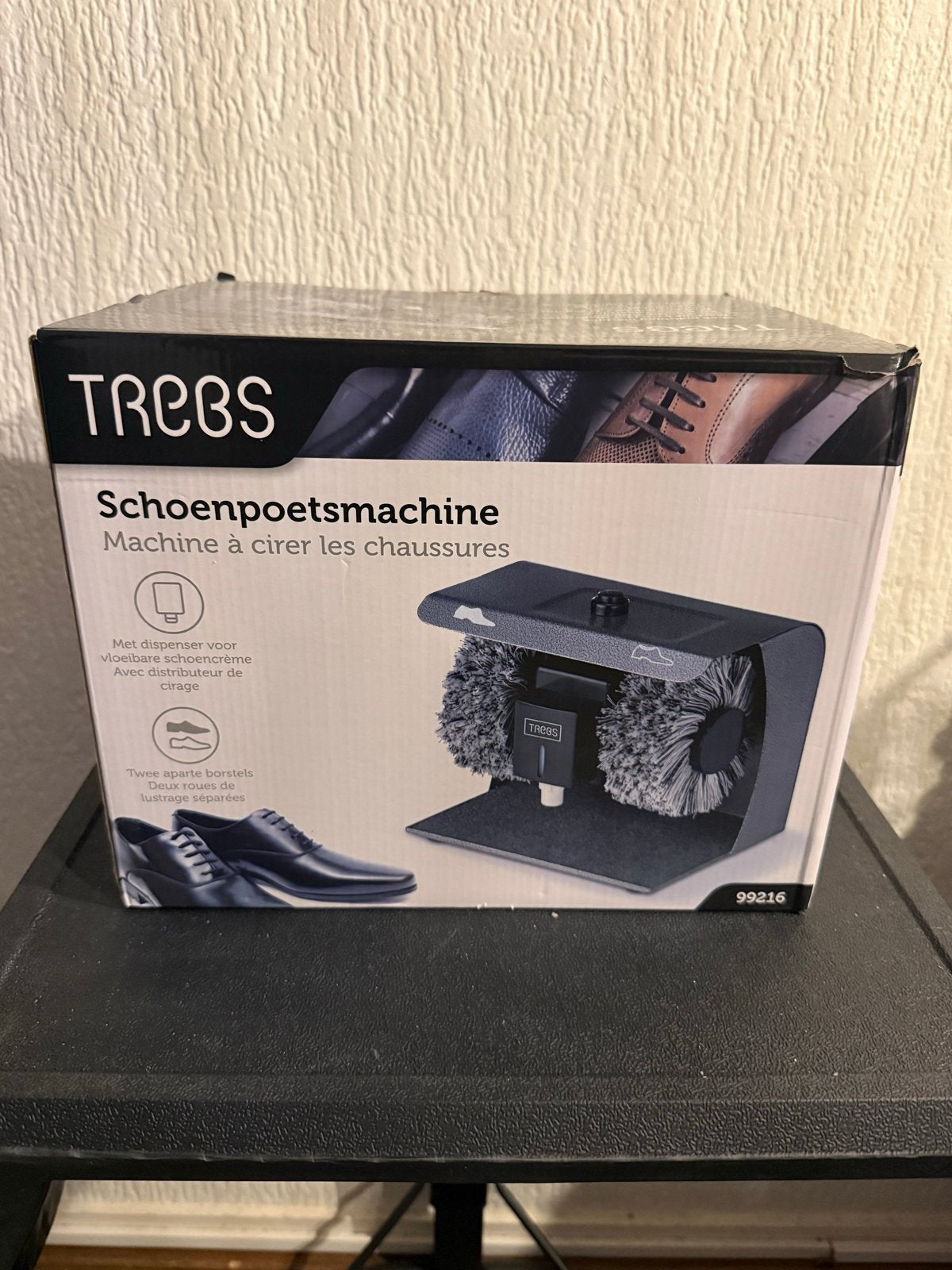TREBS Schoenpoetsmachine - Nieuw in doos, Ophalen of Verzenden, Nieuw
