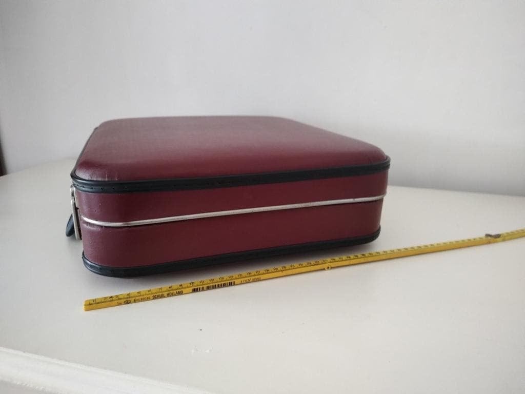 K673 VINTAGE koffer Hoogovens model stewardesskoffer, Overige materialen, Gebruikt, Onbekend, Minder dan 50 cm