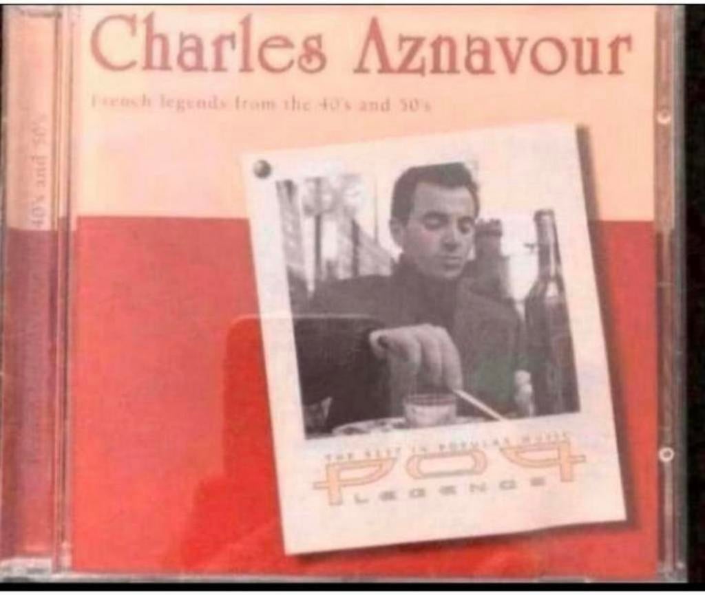 Charles Aznavour French lagends from the 40’s and 50’s Cd, Cd's en Dvd's, Ophalen of Verzenden, Gebruikt