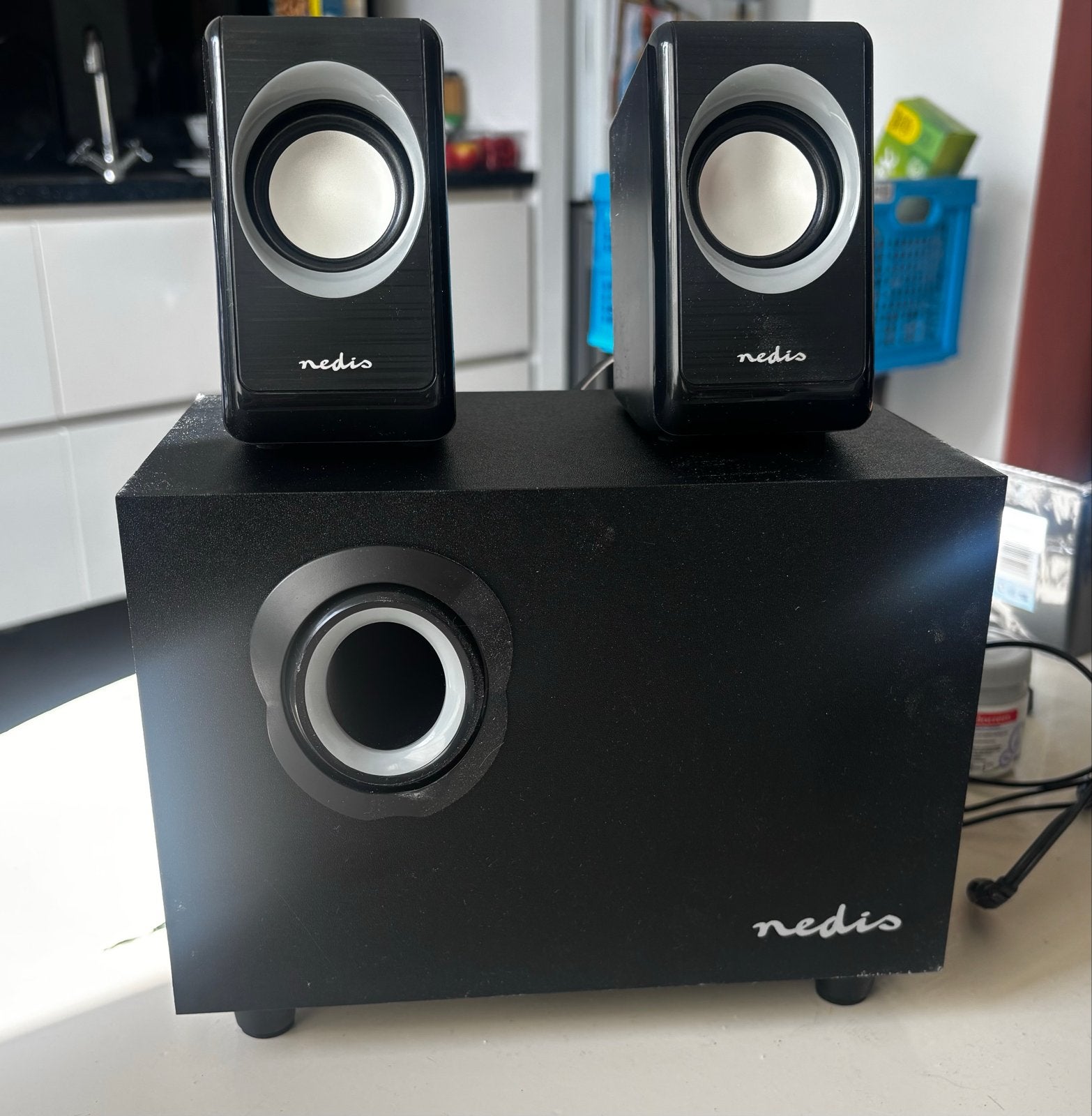 Nedis 2.1 Speakerset met Subwoofer - Zwart