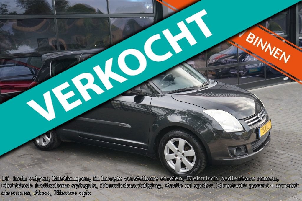 Suzuki Swift 1.3 Limited, Elek pakket, airco, Stuurbekrachti, Gebruikt, 400 kg, Alcantara, Origineel Nederlands