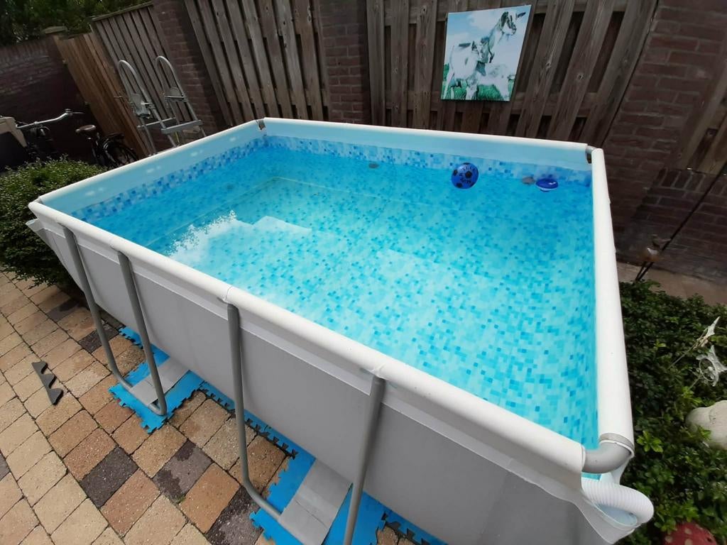 Bestway zwembad, Tuin en Terras, Zwembaden, Ophalen, Opzetzwembad, Rechthoekig, Minder dan 80 cm