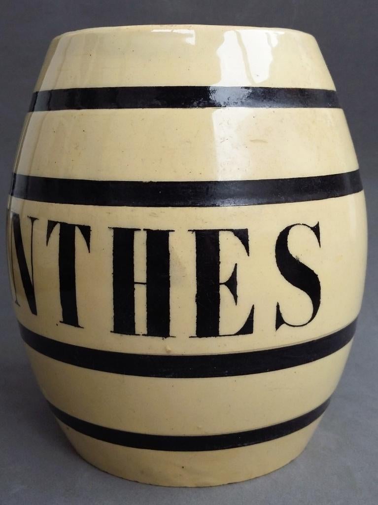 Om 1910 Voorraadpot Voorraad Pot Keuken Winkel Kruidenier, Antiek en Kunst, Ophalen of Verzenden