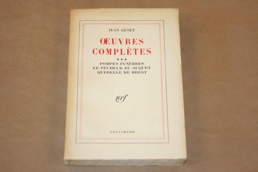 Oeuvres Completes 3 — Jean Genet, Franse Uitgave 1964, Ophalen of Verzenden, Gelezen