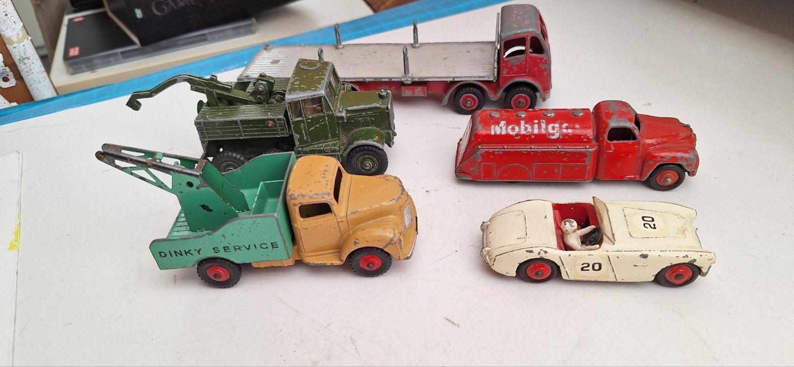5 Dinky Toys - Vintage Collectie, Hobby en Vrije tijd, Ophalen of Verzenden, Gebruikt, Dinky Toys