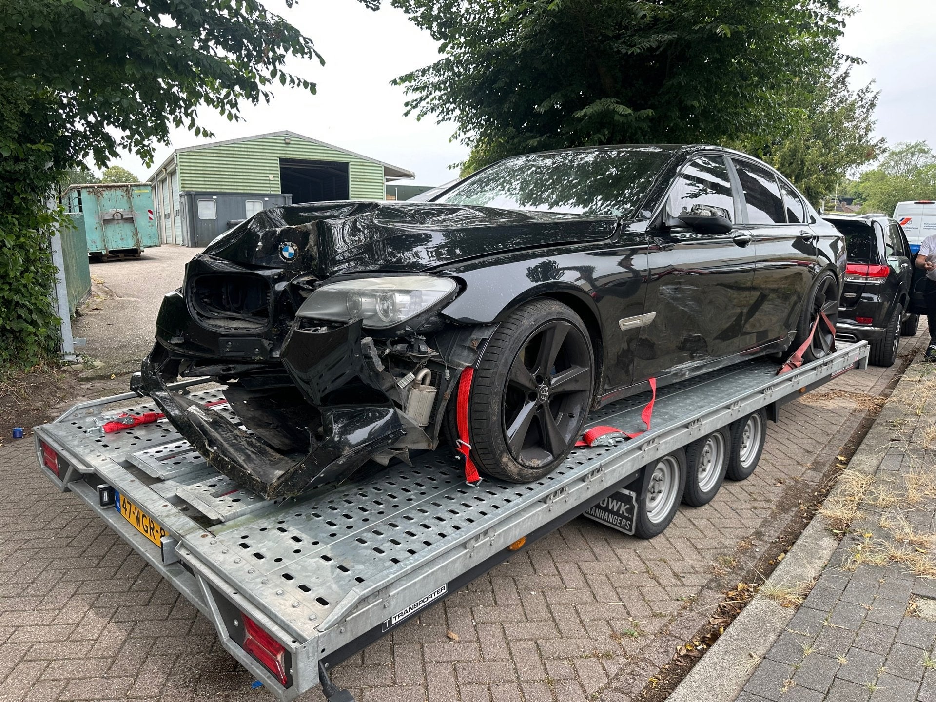 BMW 7-serie 750i|Full-options|Schade!|Export|BIEDEN!, Auto's, BMW, Automaat, Euro 5, Achterwielaandrijving, Gebruikt