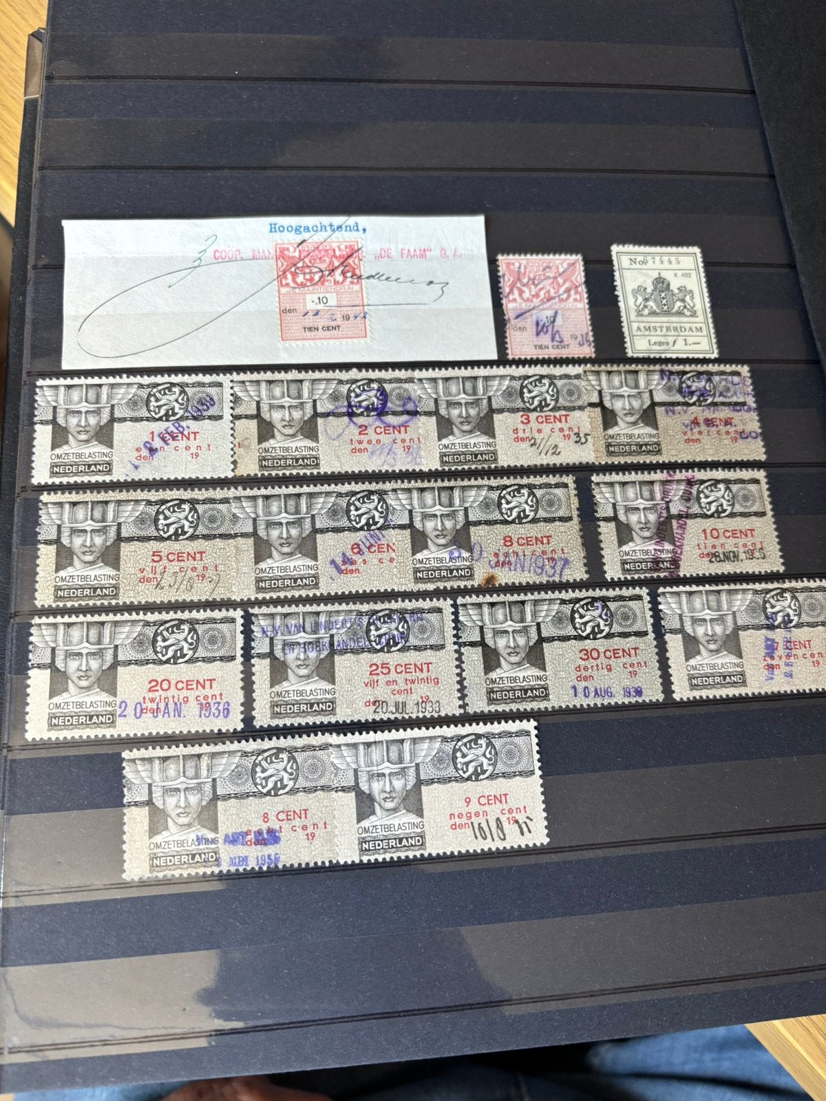 Belastingzegels jaren 30/40, Postzegels en Munten, Postzegels | Nederland, Ophalen of Verzenden