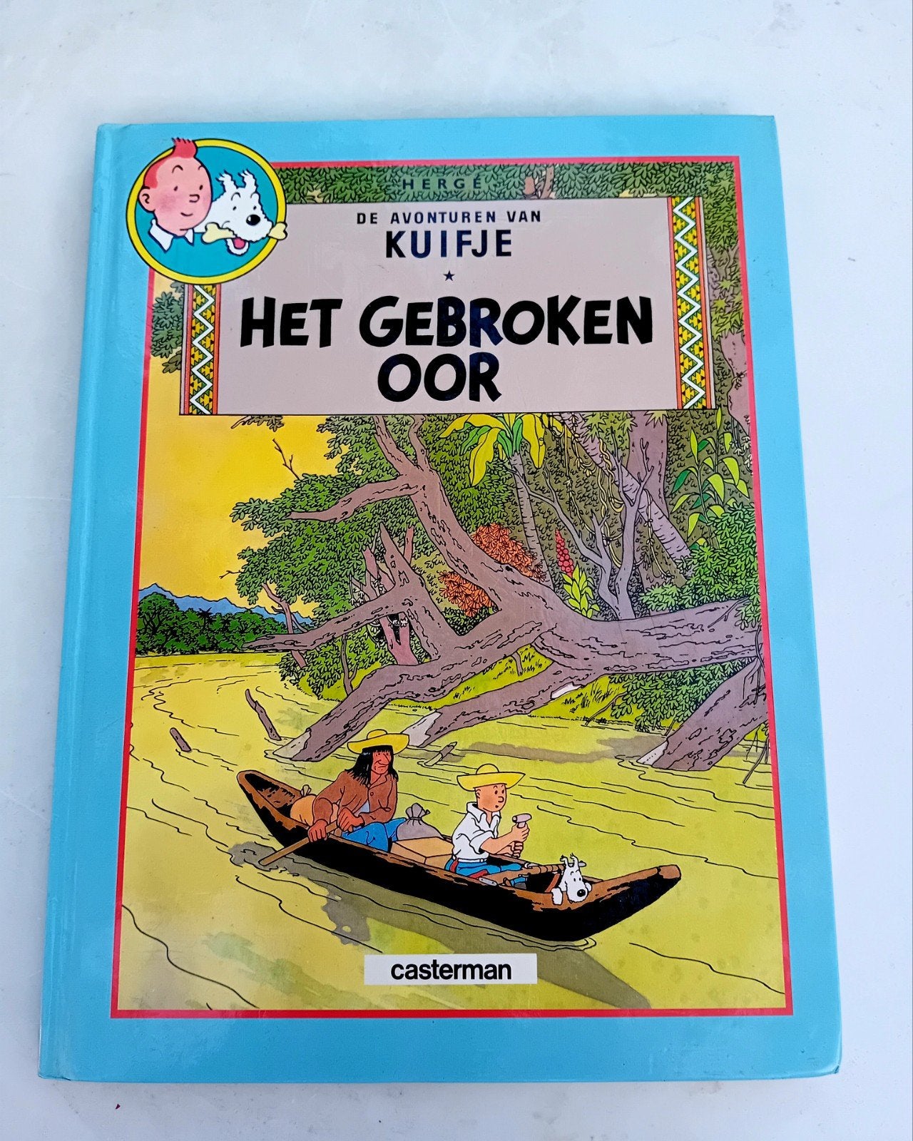 Kuifje hardcover dubbelalbum, Boeken, Eén stripboek, Zo goed als nieuw, Hergé ,Casterman, Ophalen of Verzenden