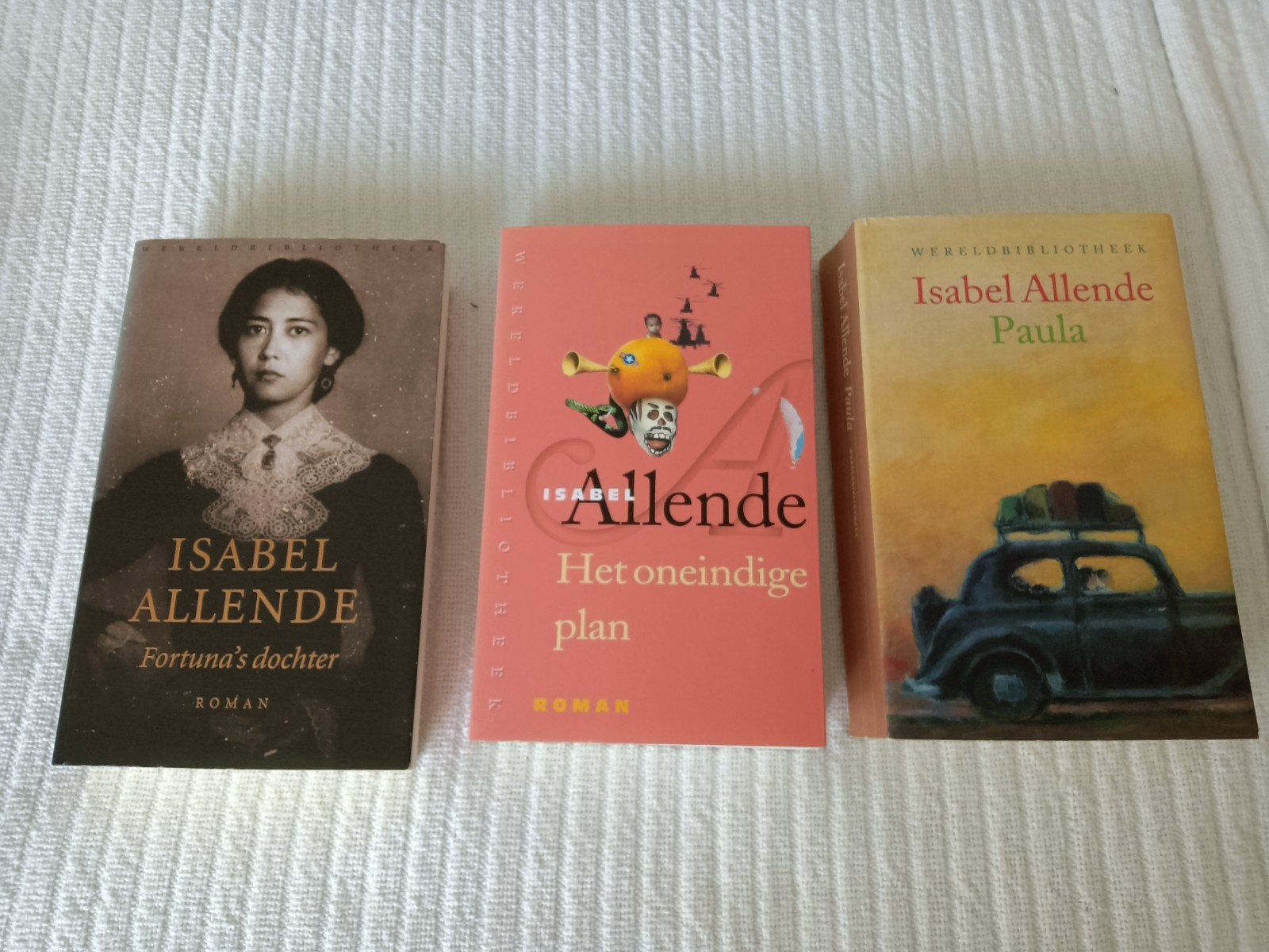Isabel Allende: Fortuna's Dochter, Paula, Het Oneindige Plan, Ophalen of Verzenden, Gelezen, Isabel Allende, Nederland