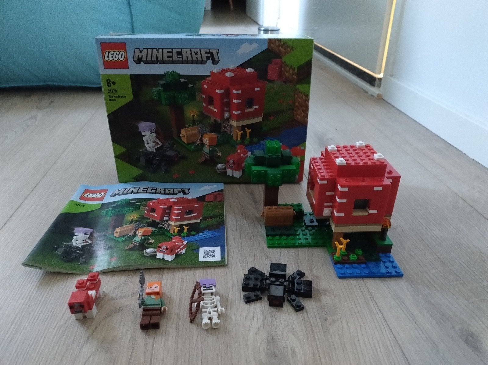 Lego Minecraft 21179 The Mushroom House, Minecraft, Lego, Ophalen of Verzenden, Zo goed als nieuw
