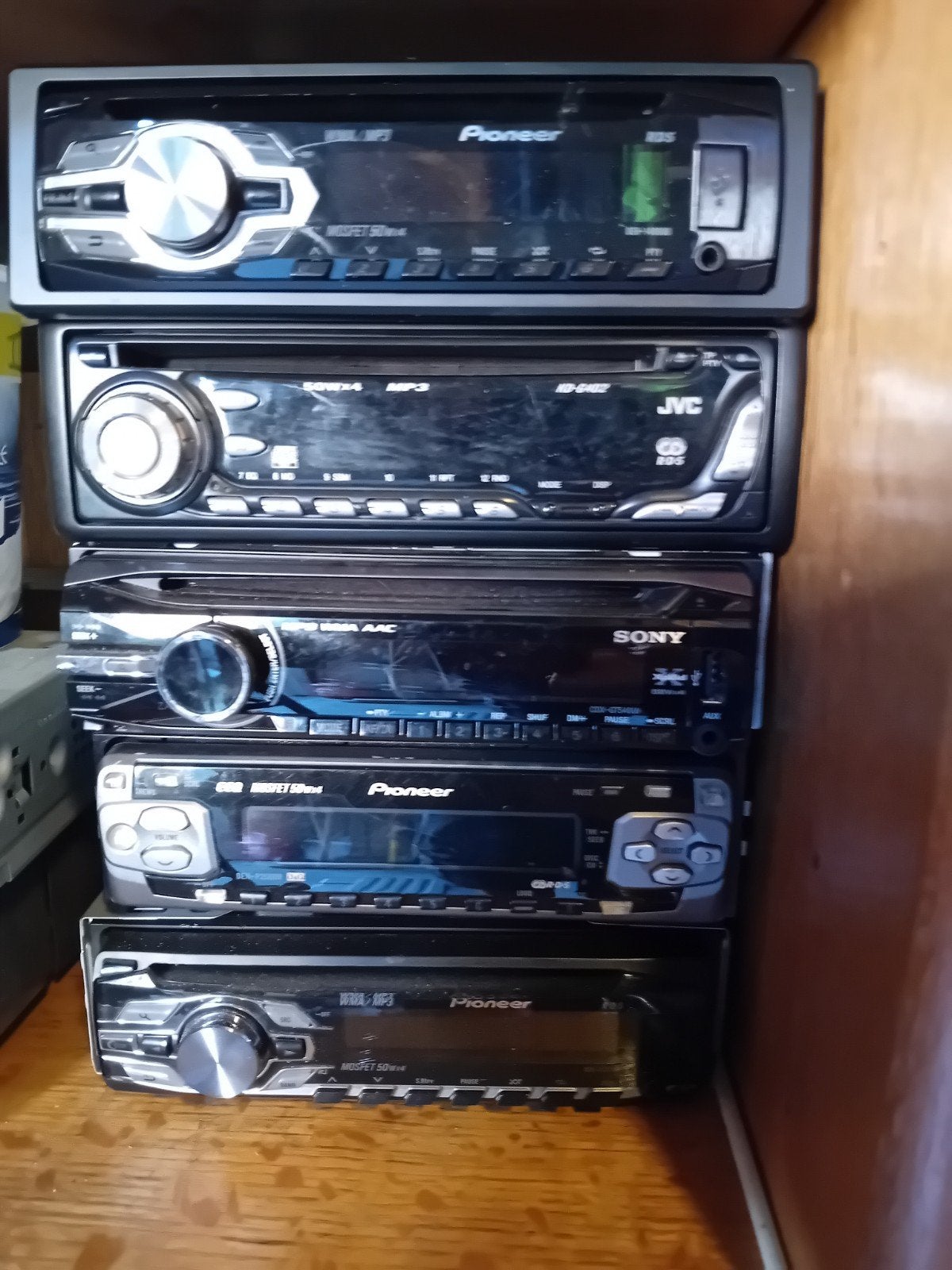 Diverse autoradio's - Sony, Pioneer, JVC - Goede staat, Ophalen of Verzenden, Gebruikt