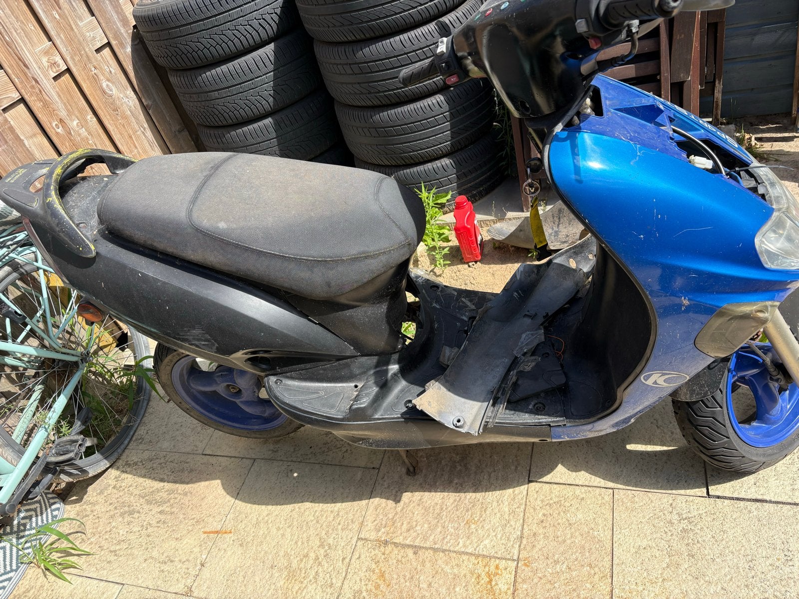 Kymco Vitality 50cc 2-takt - Project Scooter met WOK, Fietsen en Brommers, Scooters | Kymco, Ophalen, Tweetakt, Gebruikt, Overige modellen
