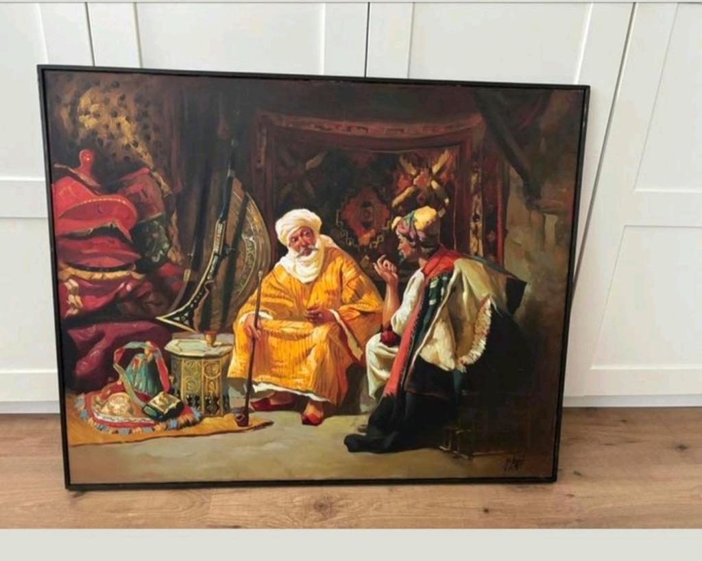 Oosters schilderij 102Bx802H, Ophalen