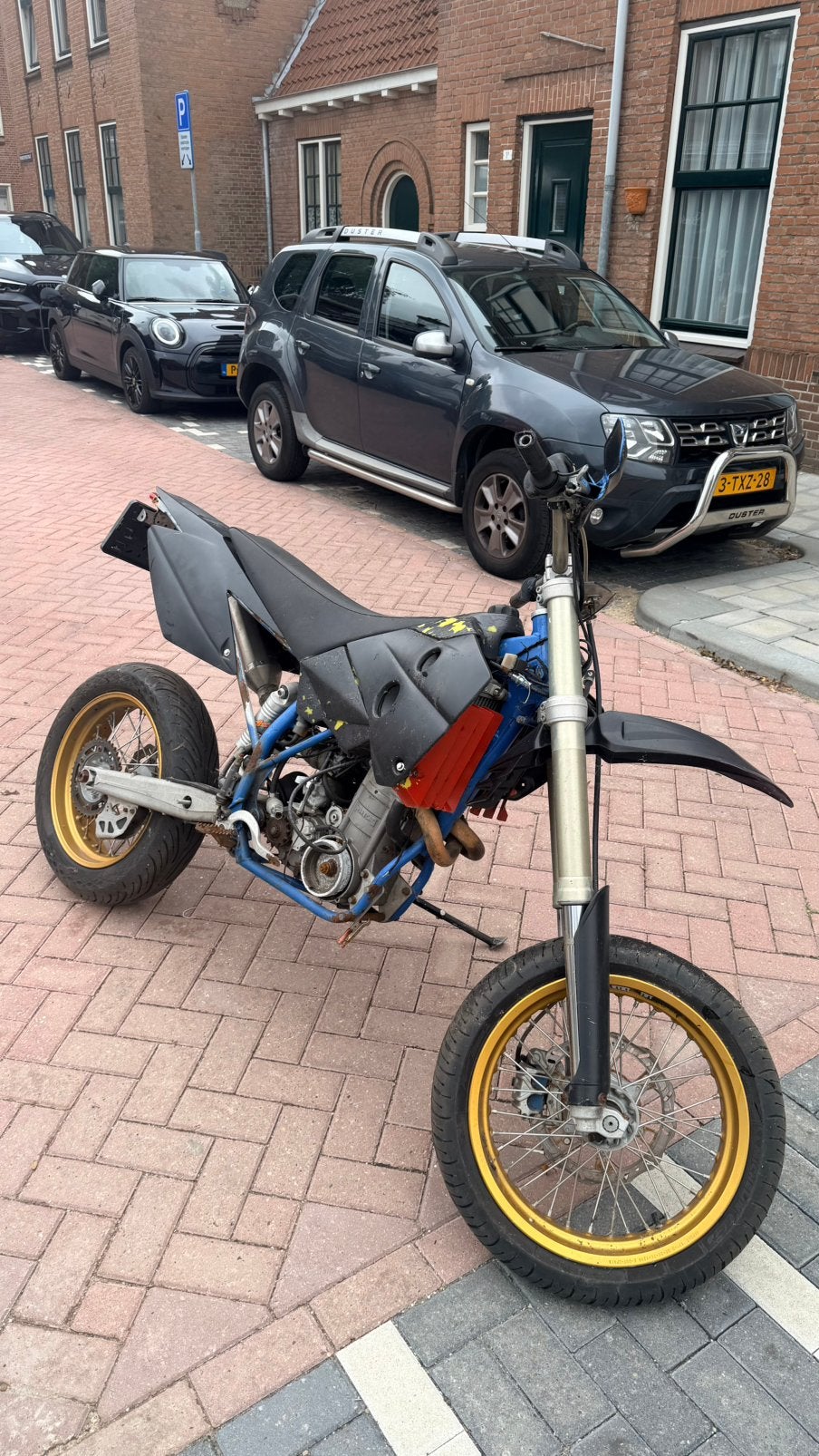 Husaberg Supermoto-A1 KENTEKEN op papier (Opknapper/Project), Ophalen, 11 kW of minder