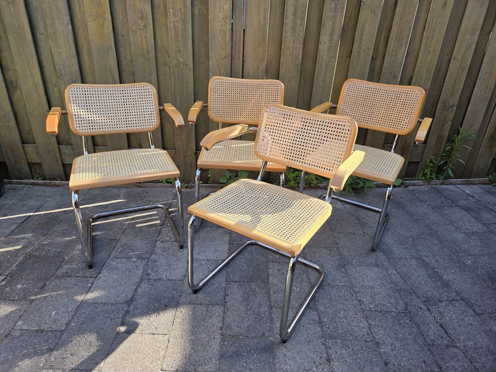 4x Cesca B64, Huis en Inrichting, Stoelen, Ophalen, Vier