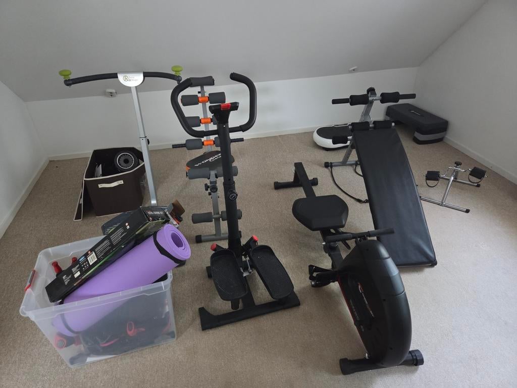 Complete Fitness Set: Alles voor Thuis Workout, Benen, Gebruikt, Ophalen of Verzenden, Metaal