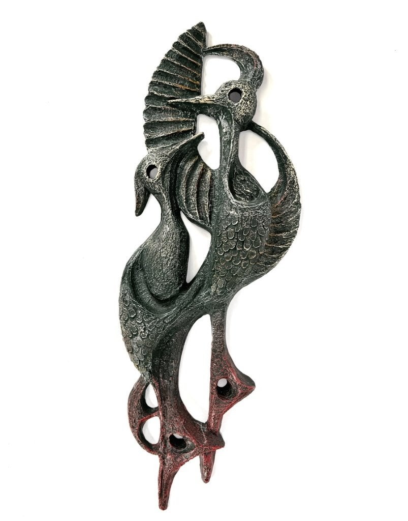 296. Wandreliëf, Ars Munda – kraanvogels, 1960-1970, Ophalen
