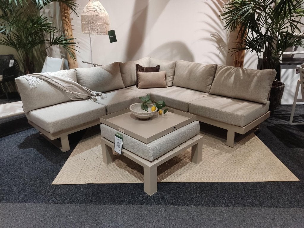 Loungeset 5-delig, Ophalen, 5 zitplaatsen, Loungeset, Bank