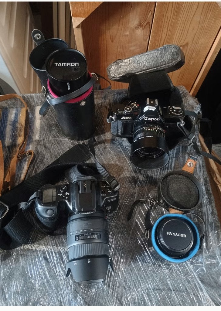 fotocamera lens Minolta / Canon - lens Panagor - Tamron, Ophalen, Gebruikt, ., 8 keer of meer