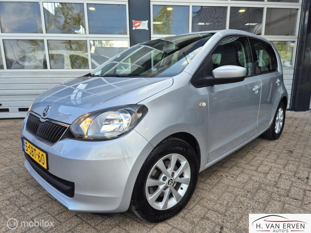 Skoda Citigo 1.0 81000KM DEALERONDERHOUDEN AIRCO NAVI NAP, Auto's, Skoda, Voorwielaandrijving, Euro 5, 840 kg, Origineel Nederlands