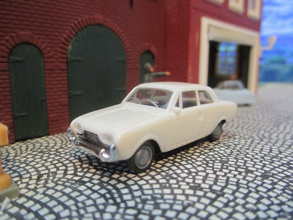 Ford Taunus 17M P3 badkuip - Herpa wit, Hobby en Vrije tijd, Modelauto's | 1:87, Nieuw, Auto, Herpa, Ophalen of Verzenden