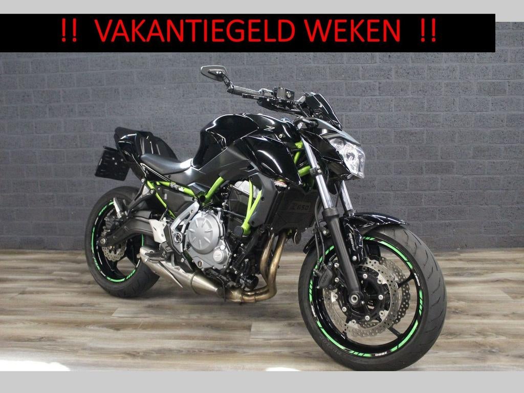 KAWASAKI Z650 ABS (bj 2019) 25,335 km 35KW A2 geschikt, Motoren, Motoren | Kawasaki, 2 cilinders, 649 cc, Bedrijf, Onbekend