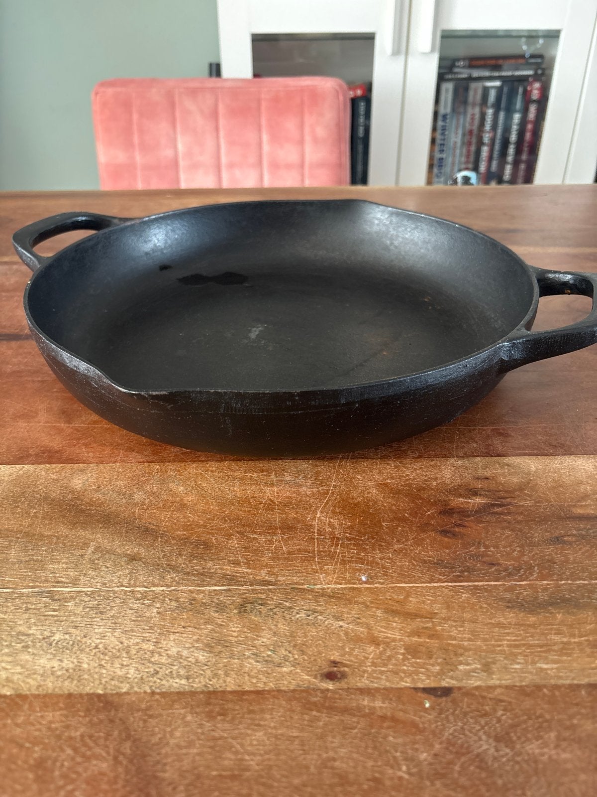 IKEA Vardagen gietijzeren pan 32 cm, Ophalen, Koekenpan, Gebruikt, Gietijzer