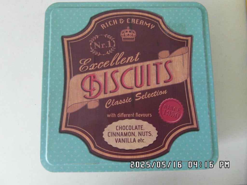 Trommel Excellent Biscuits, Verzamelen, Blikken, Ophalen of Verzenden, Zo goed als nieuw, Overige
